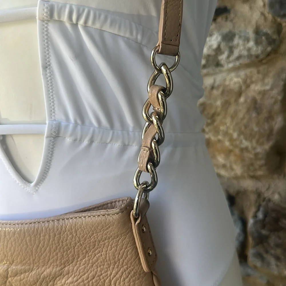 Kate Spade Cobble Hill Ellen Pebbled Leather Crossbody Bag in Tan